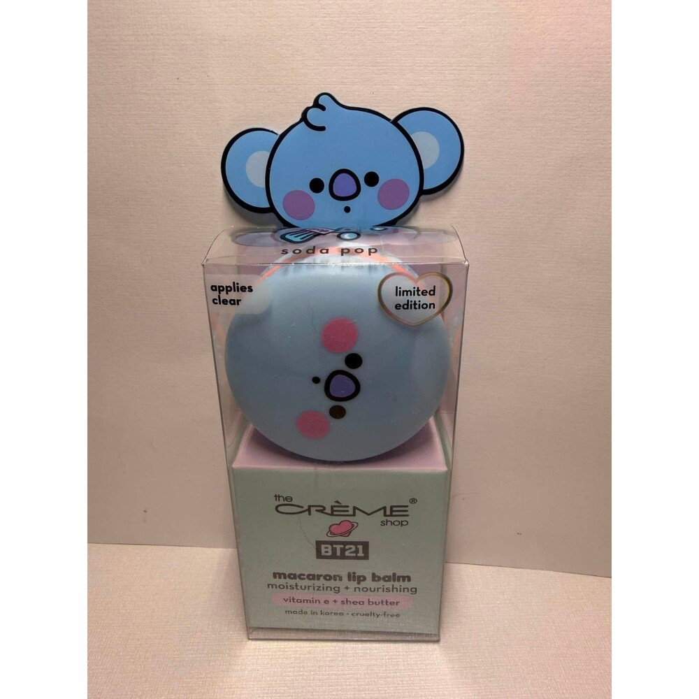 BT21 x The Crème Shop KOYA Macaron Lip Balm – Soda Pop – Limited Edition